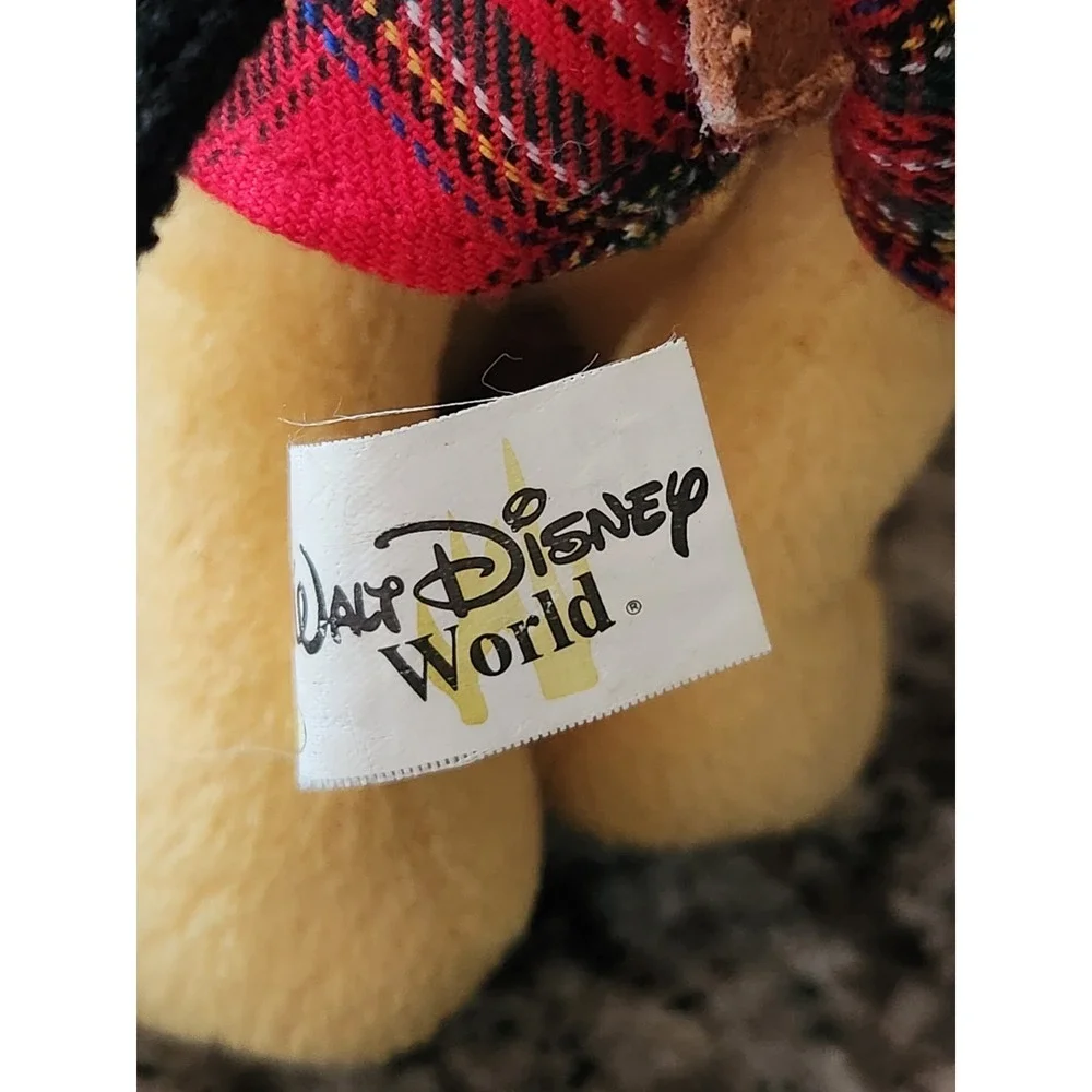 Vintage‎ Disney World Scottish Pluto Bean Bag Plush 10